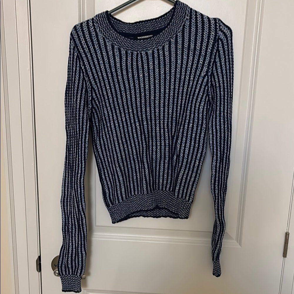 Blue strip sweater